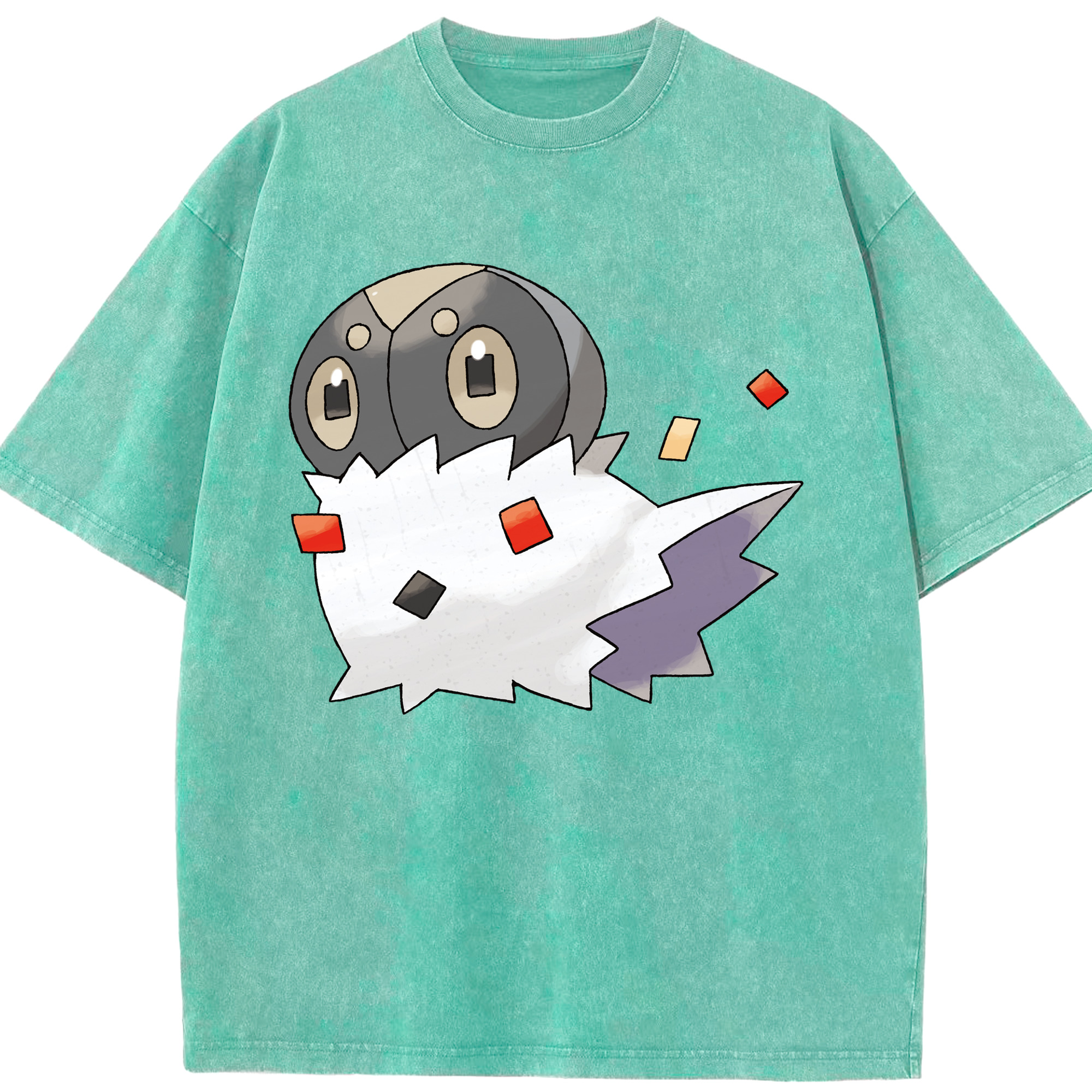 （画像用） ポケットモンスター Pokémon 綿100% ヴィンテージ風 半袖Tシャツ（フロントプリント）